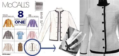 chanel jacket sew along|chanel style tweed jacket pattern.